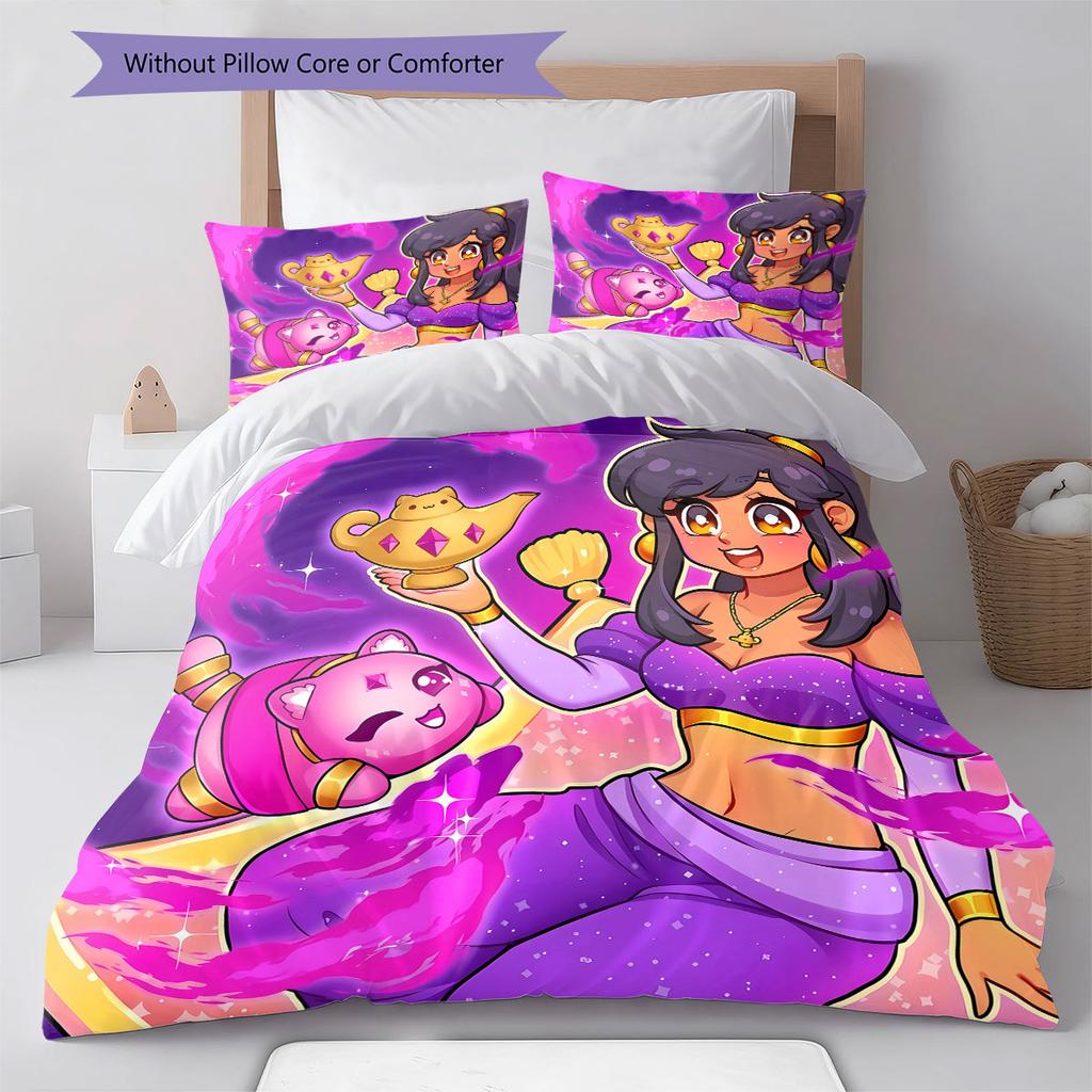 Aarmau Pattern Bedding,Quilt Set Quilt Cover Pillowcase Home Birthday Gift(1 * Duvet Cover + 2 * Pillowcase, Without Core)