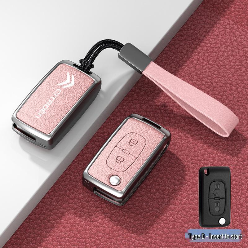 Car Key Cover & Buckle for Citroen C3XR, C4L, Tianyi, C5, C4 Sega, Elysee, C6 Models