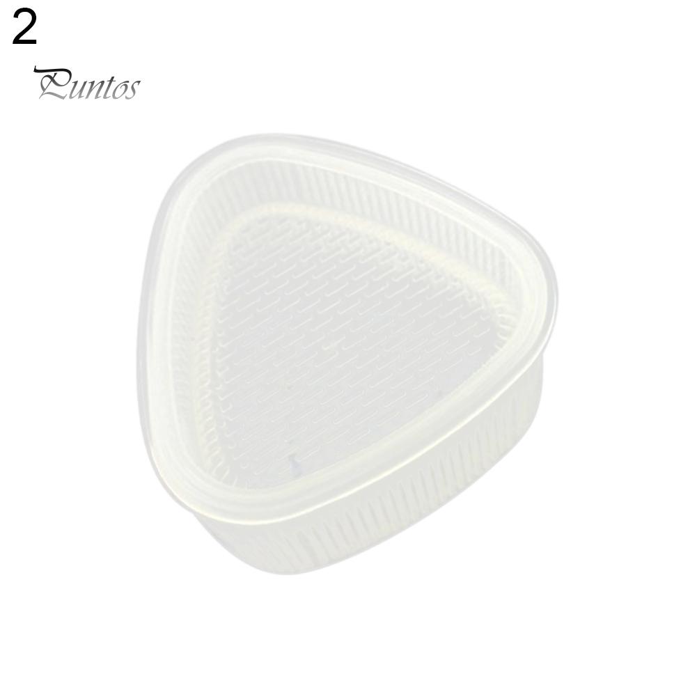 Puntos DIY Kitchen Triangle Shape Sushi Rice Ball Box Press Nori Mold Food Maker Tool