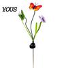 Windproof Outdoor Lamp Solar Butterfly Flower Light, LED Garden Lights, UV Protected Light Waterproof Landscape for Yard Patio Lawn Decor Long-lasting