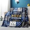 Vintage 1965 Quality Limited Edition Aged To Name Home Customize Your Name Blankets Comfortable Soft Lightweight Allseason Multipurpose Blanket For