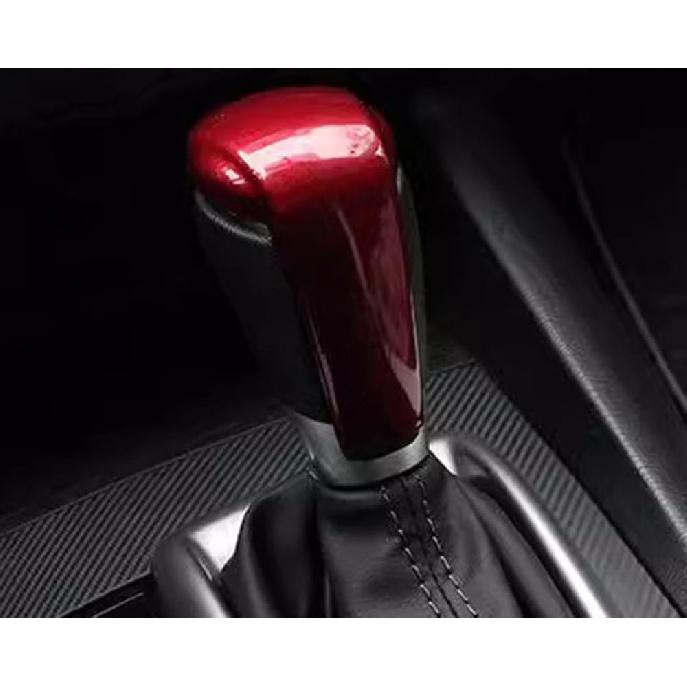 Dekorativt Cover för Invändig Växelvred, Kolfiber, 2015-2023 Kompatibel med Mazda 2, 6, 3, CX-3, CX-5 KF, CX-8 CX-9, Växelvredskåpa