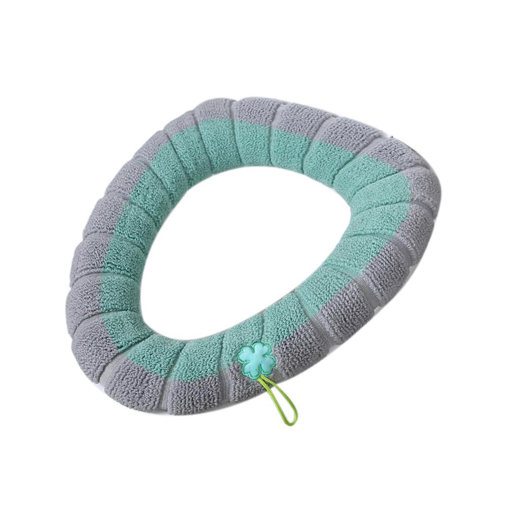 Soft Polyester Toilet Seat Cover Toilet Seat Pad Warm Seating