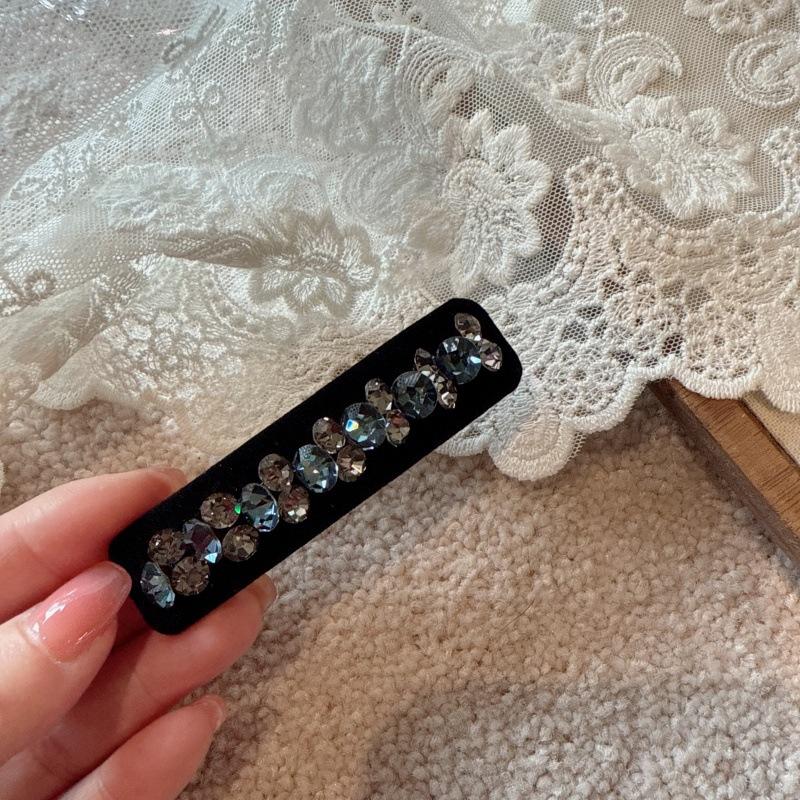 Fermaglio per capelli BB incrostato di cristalli, Fermaglio per capelli di alta gamma e affascinante con strass, Fermaglio per capelli monopezzo dal design di nicchia