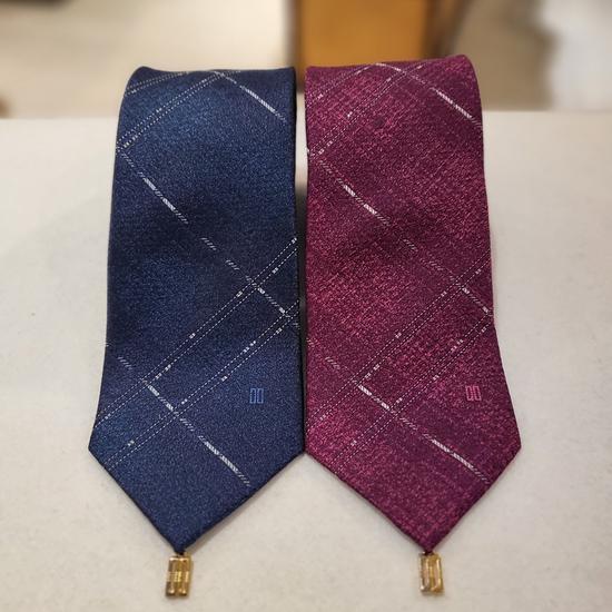 Daks 2026 Spring/Summer Silk Diagonal Tie for Formal & Guest Meetings DM1ACF1005