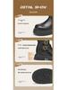 Augusden Women's Chunky Heel High Ankle Boots - Y2K Retro British Style, Thick-Soled, 2025 Collection