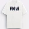 New Summer Men's Fashion T-shirt Personality Focus Printed Men's T-shirt Top