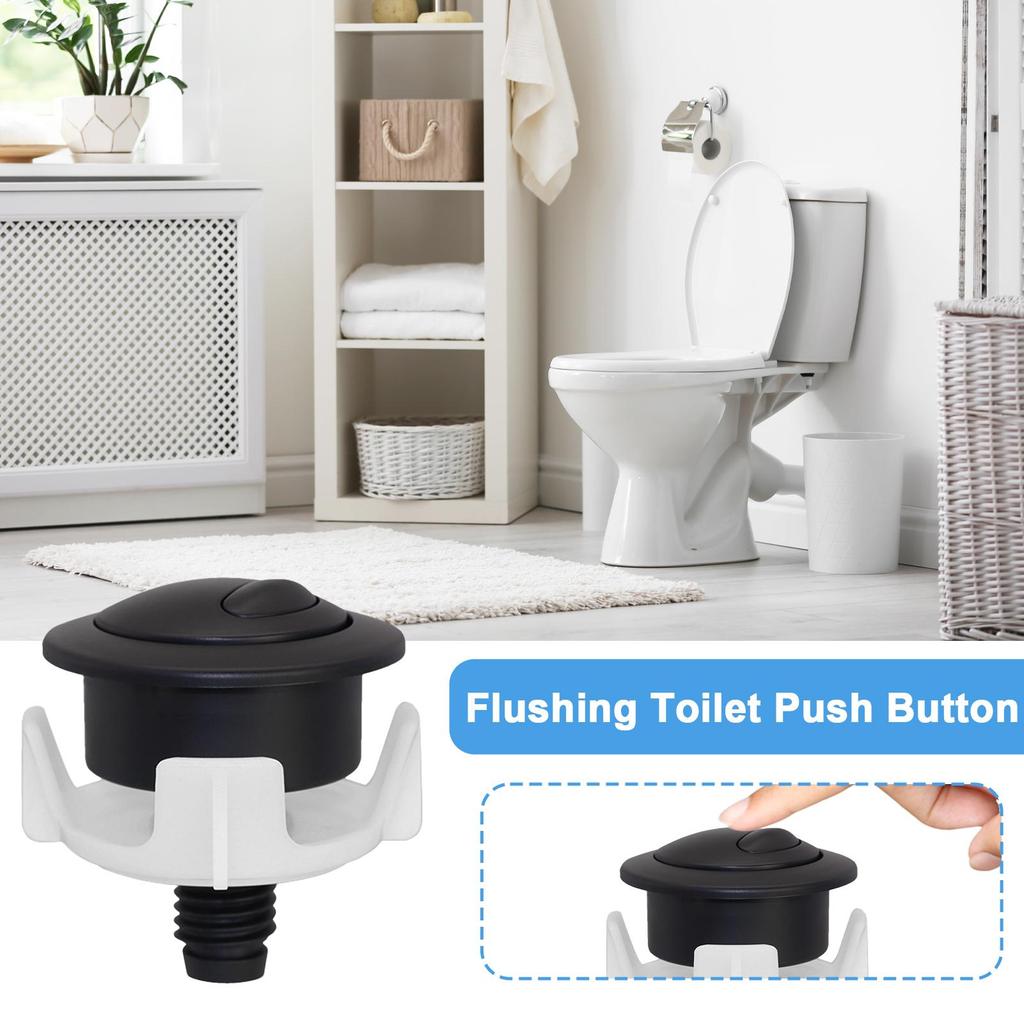Toilet Push Button Replacement High-Performance Flusher Toilet Button Two Flush Options Tank Parts Easy Maintenance Plumbing