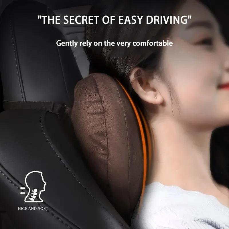 For Tesla Model Y Juniper Model 3 Highland Model S X Car Accessories Car Headrest Car Pillow Waist Pillow 2020-2026