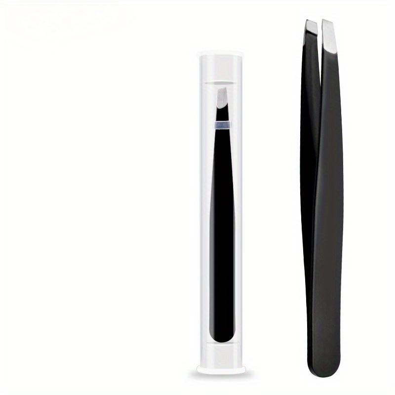 1 Threading Eyebrow Clip Slant Color Titanium Rose Gold Tweezers Eyebrow Plucking Beard Plucking Eyebrow Hair, Beauty Tools