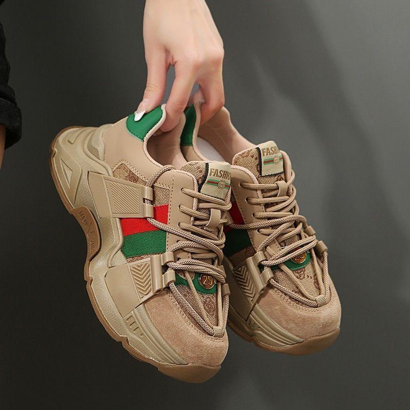 Super Soft Platform Dad Shoes Ins New Deodorant Heightening Casual Sports Shoes Breathable Women's Shoes Versatile