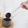 1PC 5/10/15/20/25/30ml Long Handle Coffee Measuring Spoon Stainless Steel Coffee Spoon Stirring Spoon Graduated Spoon