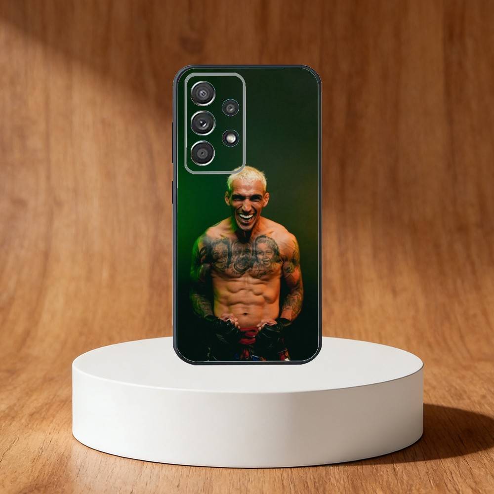 

Boxing C-Charles Oliveira Phone Case For Samsung S25,S24,S21,S22,S23,S30,Ultra,S20,Plus,Fe,Note,10,9,5G Black Cover Samsung S23ULTRA5G