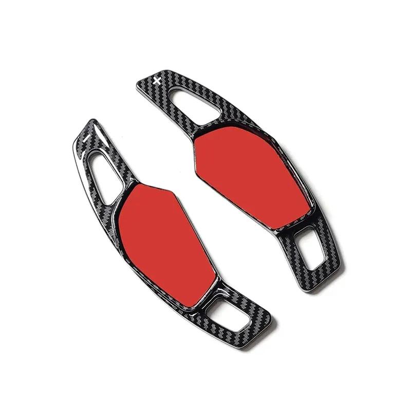 For Skoda Octavia A8 MK4 ENYAQ RS IV VRS Kodiaq Karoq 2020-2022 Car Steering Wheel Shift Paddle Extend Shifters Sticker DSG Gear