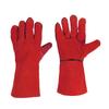 Welding Gloves Heat Insulation Gloves Leather High Temperature Proof Gloves Outdoor Camping Picnic BBQ Cooking Baking