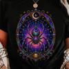 Cosmic Spider Web Shirt | Celestial Gothic Fantasy Art Tee