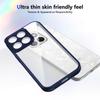 Custodia per Honor 200 Smart ALT-NX1 con Air Cushion Bumper in Silicone Antiurto Cover Posteriore Trasparente Opaca Custodia Rigida per Telefono per Honor 200Smart 5G