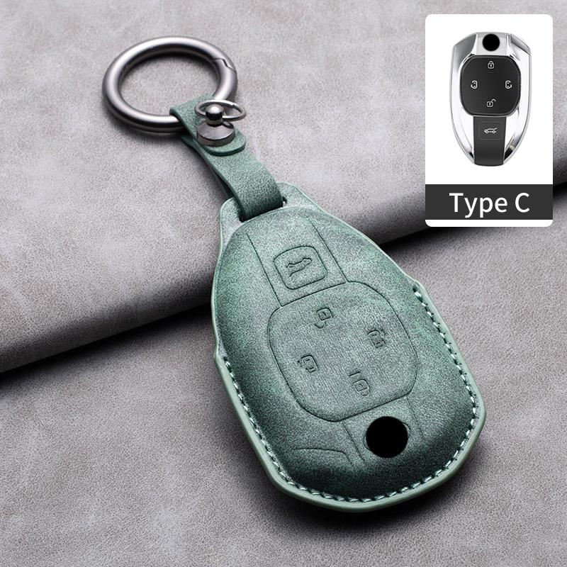 Leather Car Remote Key Case Cover For GAC Trumpchi GS4 GM8 GA3 GA6 SGS7 GA4 GS5 GS3 Legend GS8 Keychain Accessories