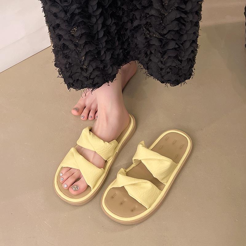 

Slippers new summer wear one-word drag kink sandals sandals sofa slippers 35