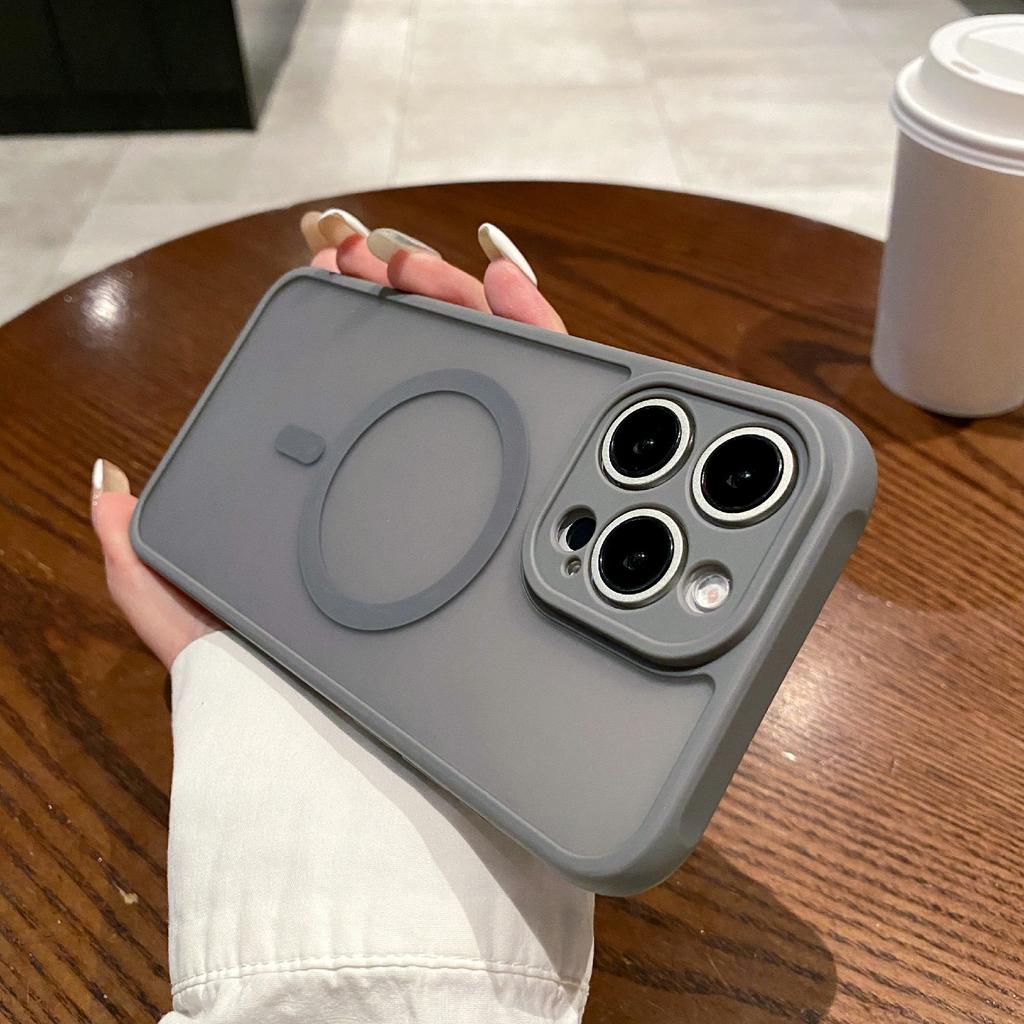 For iPhone 14 Pro Max Case Compatible with MagSafe TPU + PC Skin Touch Matte Phone Cover