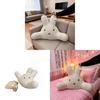 Cuscino Peluche Miffy con Materiale a Pelo Lungo per Decorazione Letto Bambini Regalo