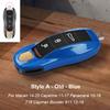 Solid Color ABS For Porsche Panamera Macan 718 Taycan 911 Cayman Boxster 971 Remote Smart Car Key Case Cover Car Accessories
