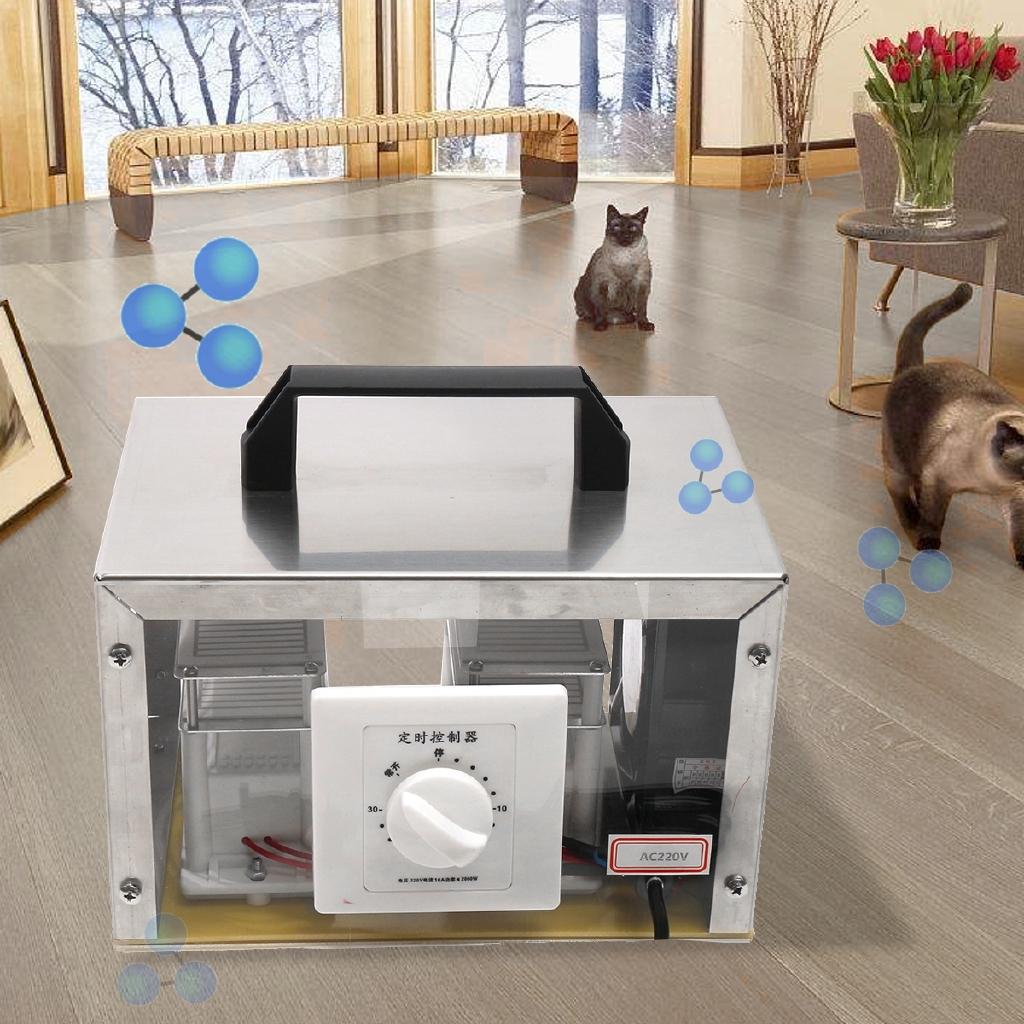 Ozone Generator Home Commercial Air Purifier Deodorizer Air Cleaner For Hospital Factory Cleaner Machine System 230x180x150mm