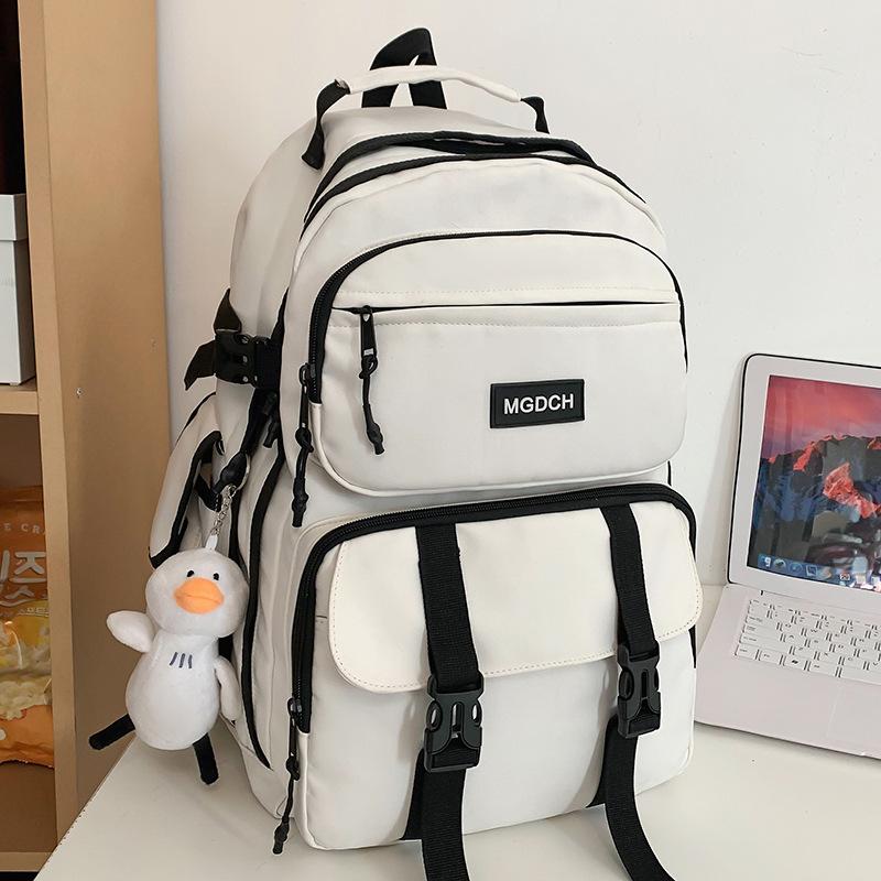 School Bag College Student Girl High School Student Multi Pocket Boys Backpack Junior High School Student Elementary School Student Backpack