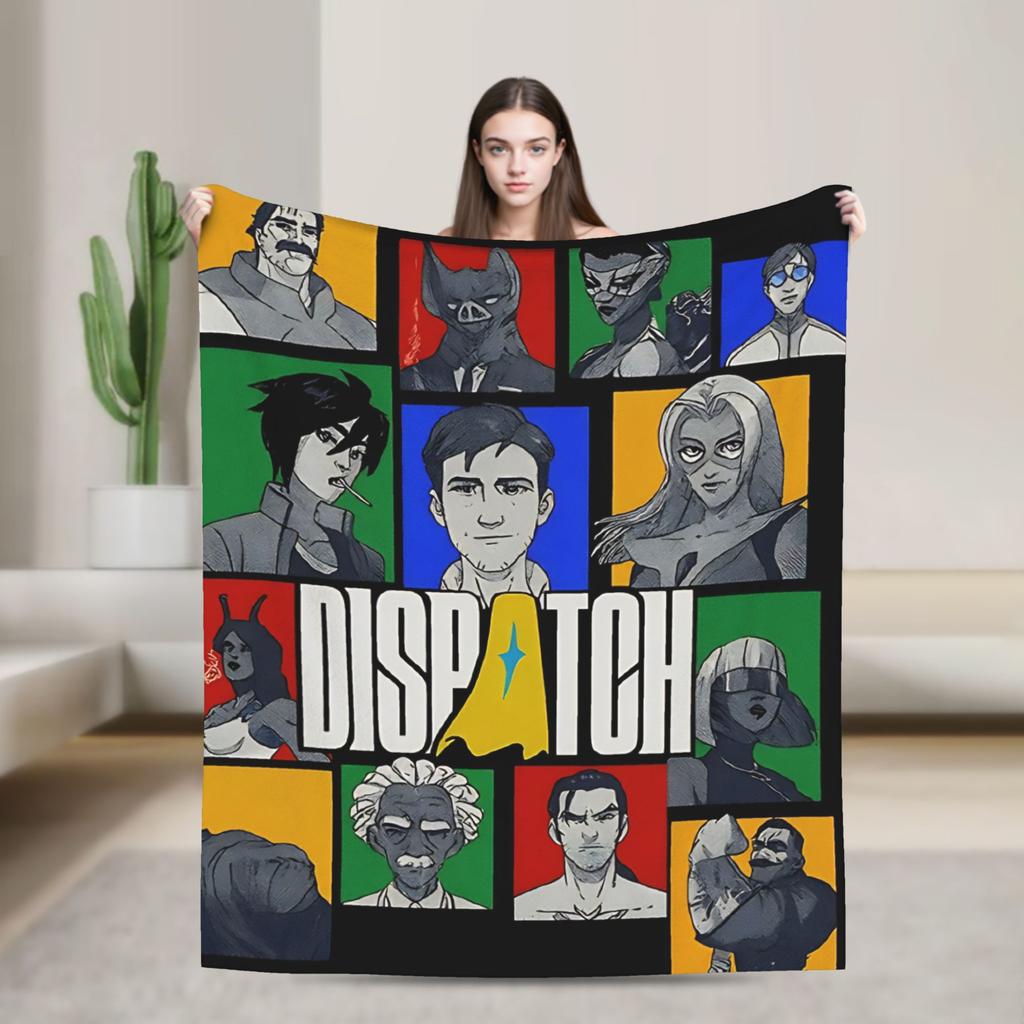 Soft Blanket Picnic Dispatch Game Throw Blanket  Flannel Bedspread For Bedroom Funny Sofa Bed Cover