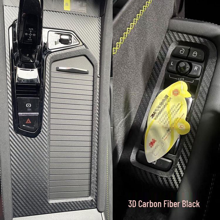 Lynk & Co 03 Carbon Fiber Center Console & Gear 02 Interior Mod Black Warrior Sticker