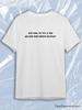 TeeSensation White Crew Neck Short Sleeve T-Shirt with Black Russian ETI TAM TE TUT Quote Print