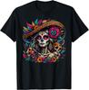 De Los Muertos La Catrina Day of The Dead Sugar Skull Women T-Shirt