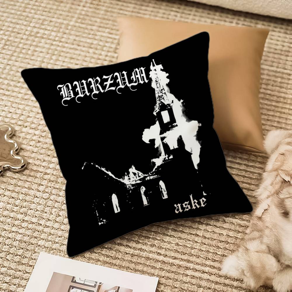 B-Burzum SINGER Pillow Case Anti-dustmite Invisible Zipper Sofa Bed