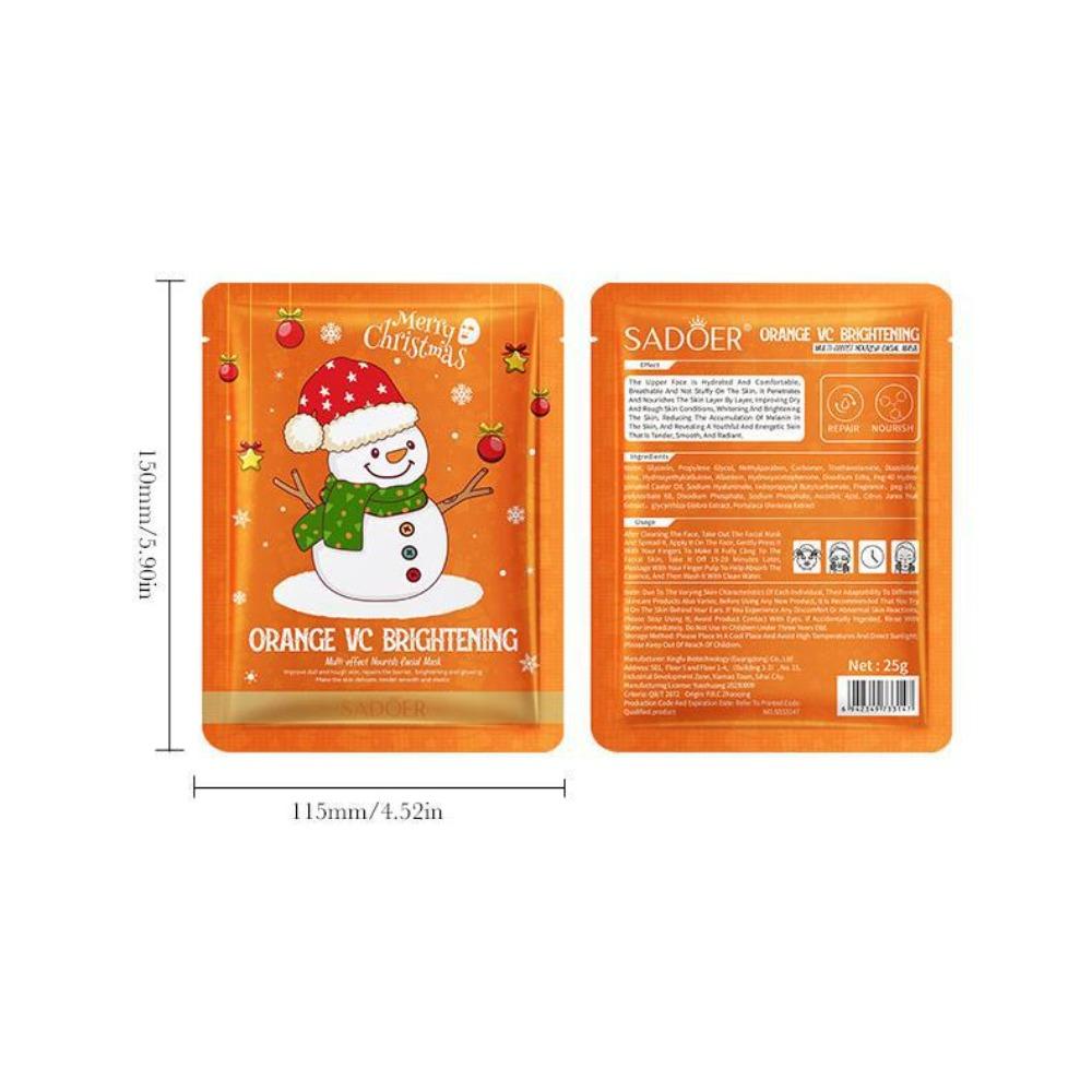 Sadoer Christmas Mask Series Whitening Facial Mask Hydrating Mask