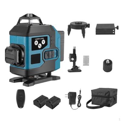 16 Lines Professional Laser Level Lampshade for Home Improvement Layout Work 2 Batteries