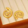 Sommer-Ozean-Serie: 18K Gold Edelstahl Muschel Ohrstecker - Damen Mehrere Stile