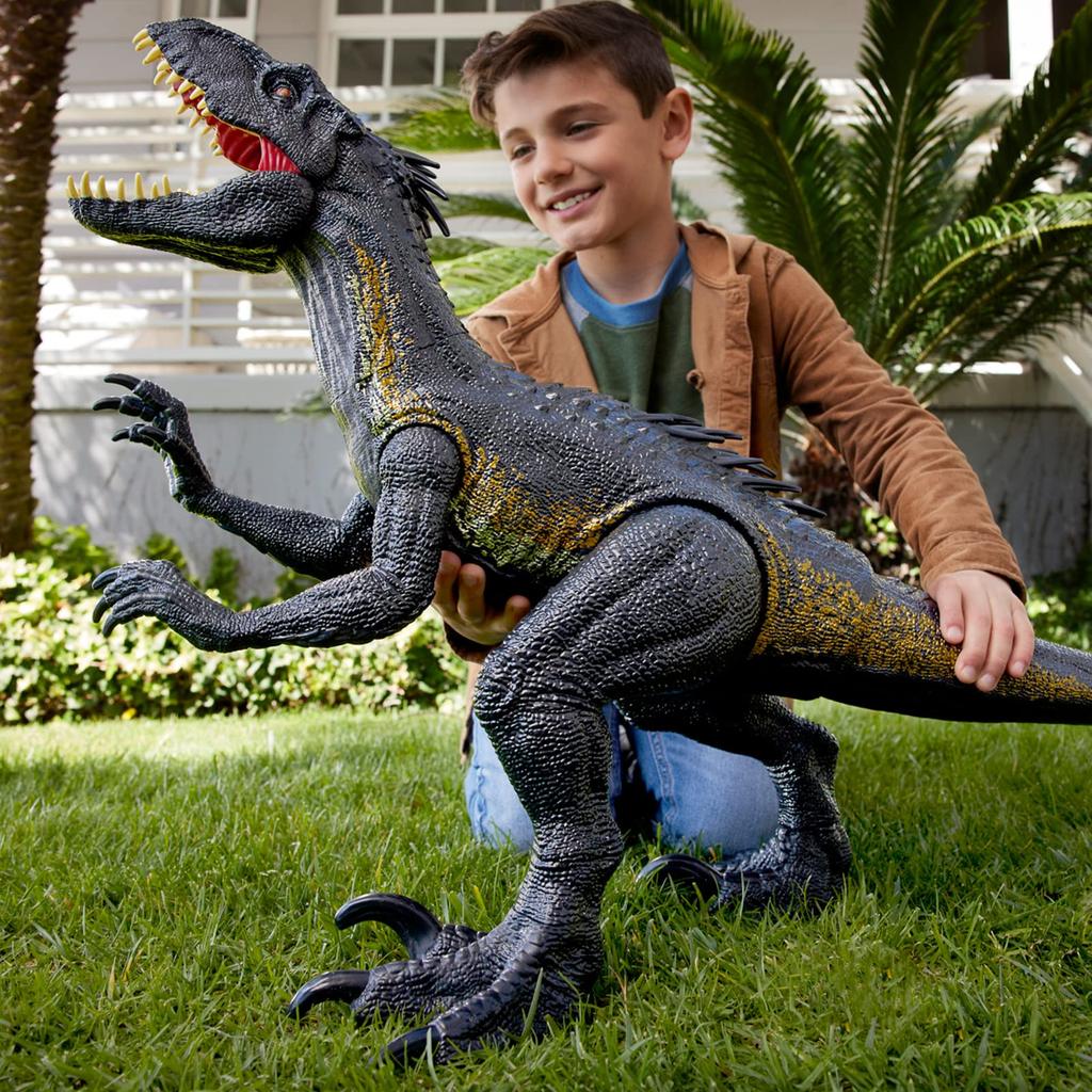 Mattel Jurassic World Super Indoraptor Years Old and HKY14 (JURASSIC WORLD) Big! [Total Length Approx. 99cm] [Dinosaur Toy] [4 Up] [Present]