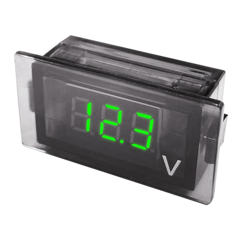DC 12V-24V Mini Waterproof Car Voltmeter LED Display Digital High Quality DC Voltmeter Voltage Tester 4 Color
