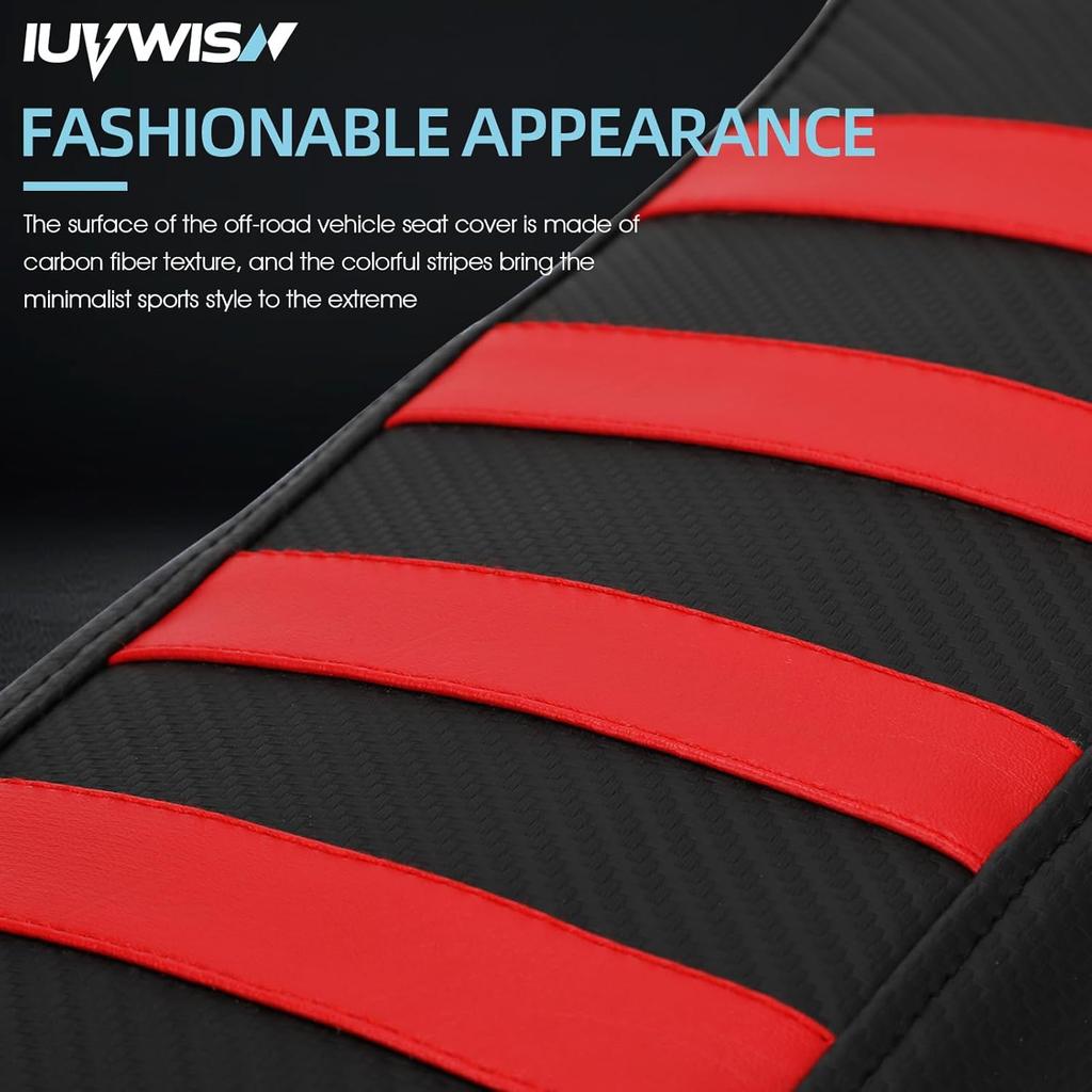 Dirt Bike Seat Cover For Surron Sur Ron LBX Electric Bike Red,High Elastic Leather