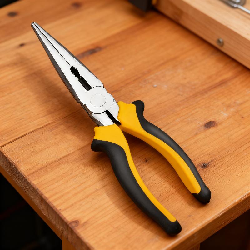 Wire Pliers Sharp Large Opening Diagonal Pliers Needle Nose Pliers for Cutting Twisting and Clamping MetalWires Crimping Tools