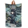 Super Soft Slayers Kimetsu Yaiba Manga Throw Blanket Premium Fleece Lightweight Bed Blanket Cozy Plush Blankets All Season Use