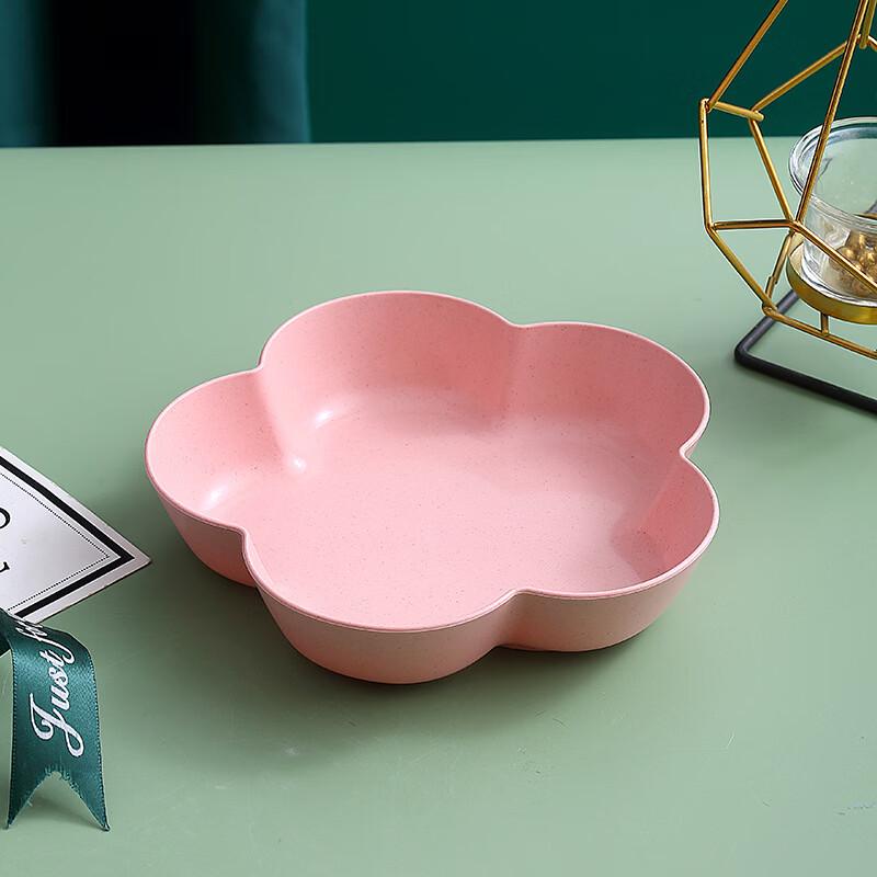 Wheat Straw Flower Snack Plate