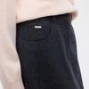 LANGZI Elegant Wool Blend Straight Midi Skirt