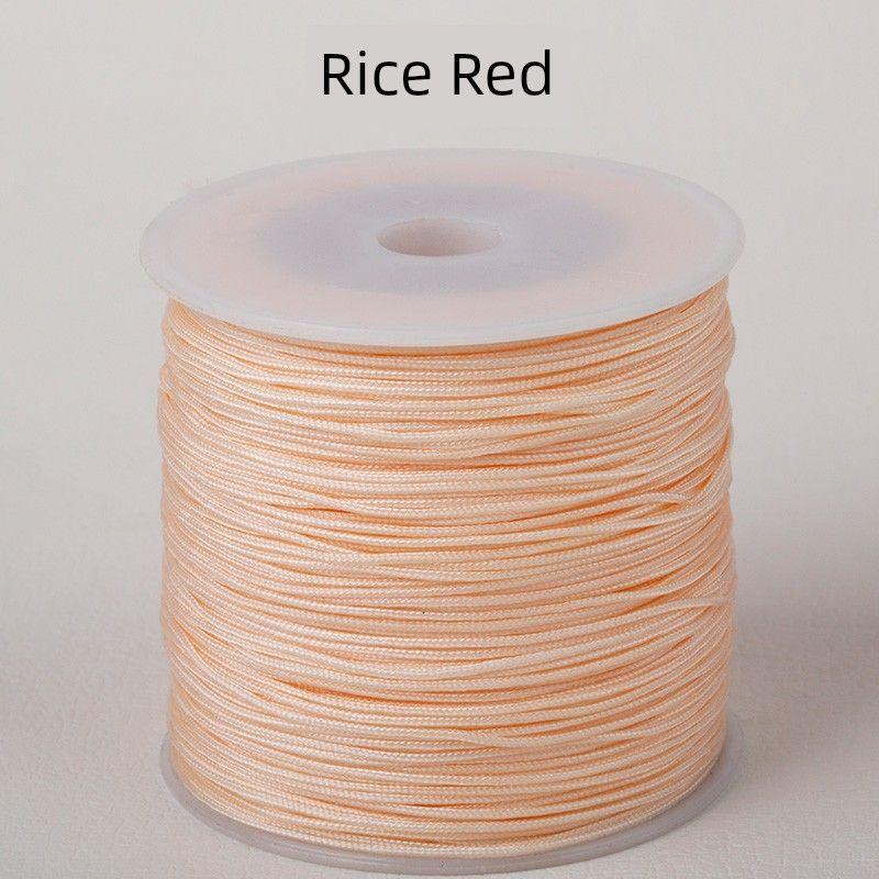 No. 72 Jade Thread 100 M Handmade Braided Rope Bracelet Red Rope Braid Rope Thread Carrying Strap String Jewelry Thread DIY Material