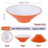 Anyishun Melamine Dual-Color Conical Bowl