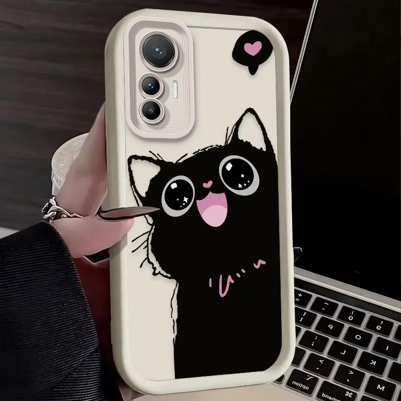 Cartoon Animal Cute Cat Pattern Phone Case For Xiaomi Mi Poco X6Pro X6 X7 X5 Pro Mi Poco F7 F6 F5 Pro Soft Silicone Cover