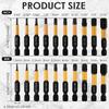 1/4inch Impact Hex Head Hex Shanks Sae and Metric Magnetic Screwdriver Length 50mm Quick Change Screw Driver Extension Adapter