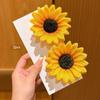 Sommer Sonnenblume Haarspange Süße Gelbe Blume Große Haarnadel Kantenklemme Damen Mädchen Mode Haaraccessoires Strand Kopfschmuck Geschenke