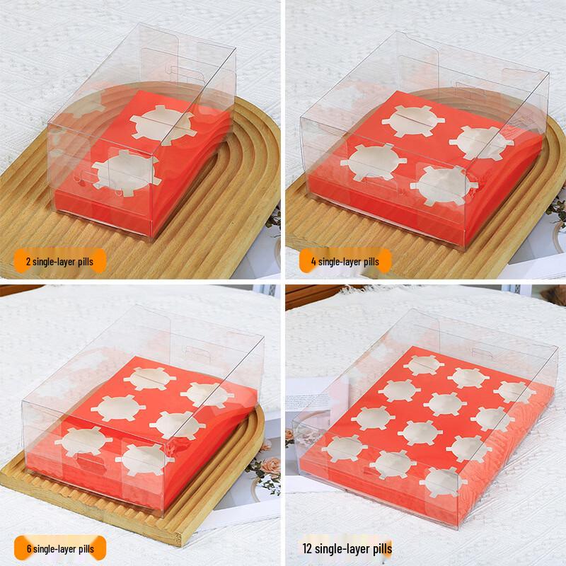 

Clear Cupcake & Muffin Packaging Boxes