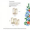 Luxury Disposable Cup Storage Holder Water Tea Cups Dispenser Rack Shelf With Longer Stick Mug Display Stand Home Organizer